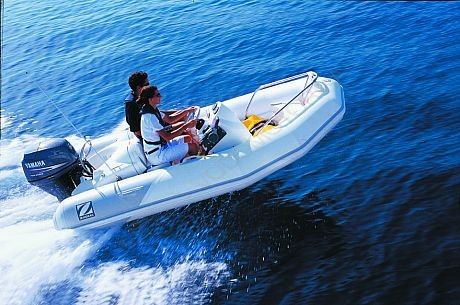 Лодка надувная ZODIAC Yachtline deluxe NEO 380 ( с серыми вставками )