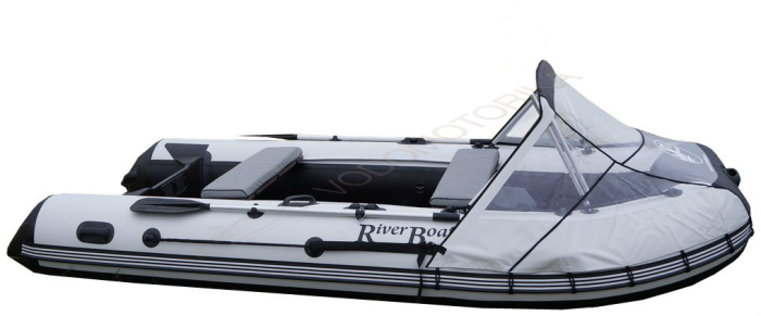 Носовой тент прозрачный Riverboats RB 370