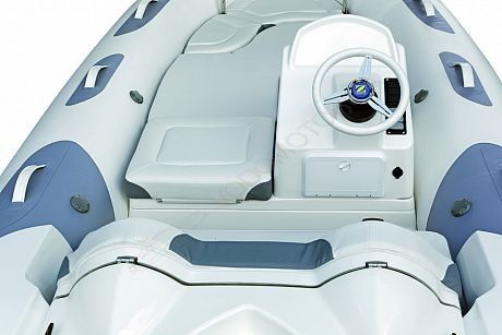 Лодка надувная ZODIAC Yachtline deluxe NEO 470 ( с синими вставками )