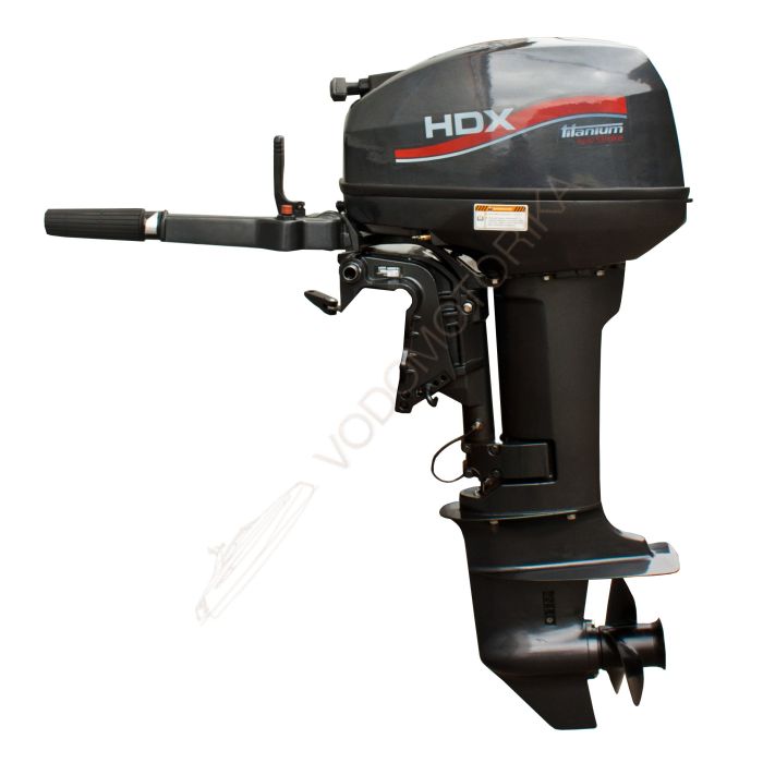 Лодочный мотор HDX Titanium T15 BMS 15 л.с. двухтактный