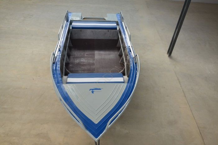 Алюминиевая моторно-гребная лодка Охотник 420К
