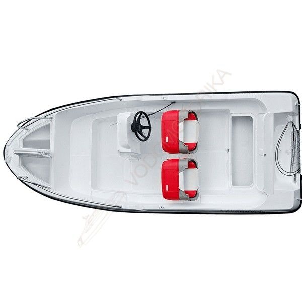Лодка стеклопластиковая LAKER T410 Console (цветной)