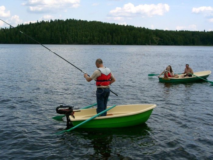 Пластиковая лодка Тортилла