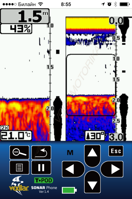 Эхолот Vexilar SONAR Phone SP100