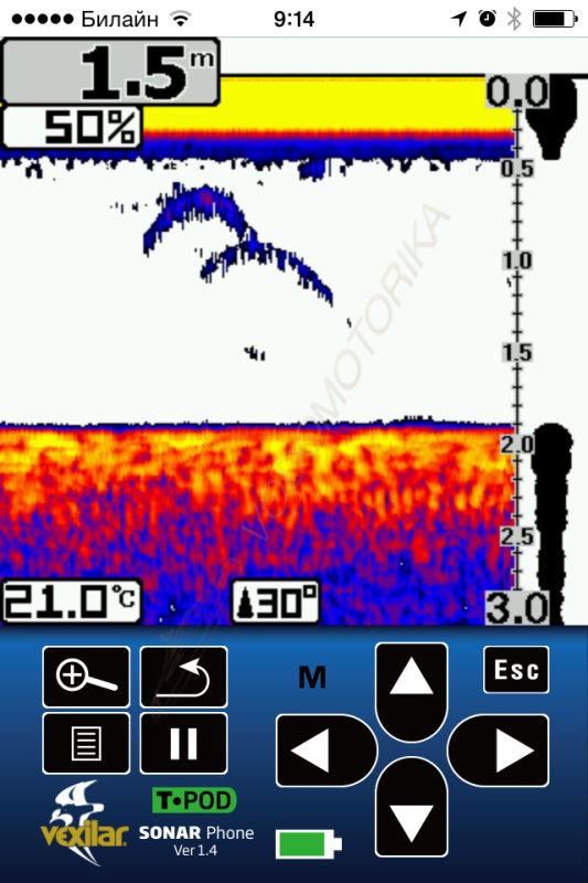 Эхолот Vexilar SONAR Phone SP100