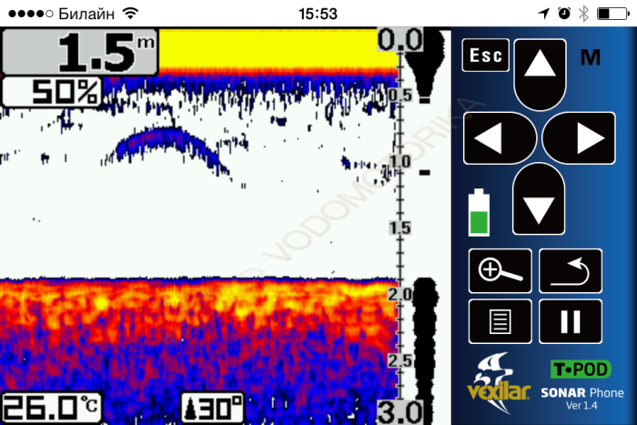 Эхолот Vexilar SONAR Phone SP100