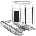 Надувной катамаран Badger FS 380 White Надувной катамаран Badger FS 380 White