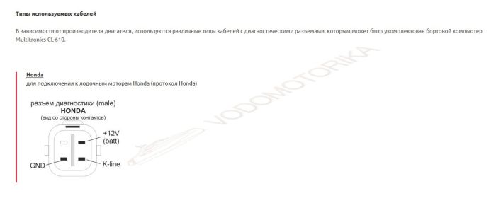 Бортовой компьютер Multitronics CL-610