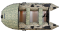 Надувная лодка GLADIATOR ACTIVE С400AL CAMO