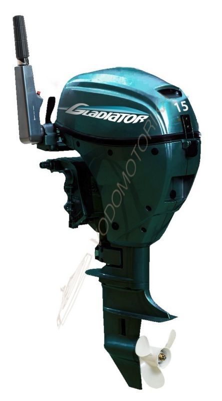 Лодочный мотор GLADIATOR GF15HS 15 л.с. четырехтактный
