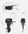 Лодочный мотор Tohatsu M25H S 25 л.с. двухтактный Лодочный мотор Tohatsu M25H S 25 л.с. двухтактный