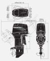 Лодочный мотор Tohatsu M70C EPTOL 70 л.с. двухтактный Лодочный мотор Tohatsu M70C EPTOL 70 л.с. двухтактный