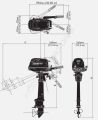 Лодочный мотор Tohatsu MFS6C Sail Pro 6 л.с. четырехтактный Лодочный мотор Tohatsu MFS6C Sail Pro 6 л.с. четырехтактный