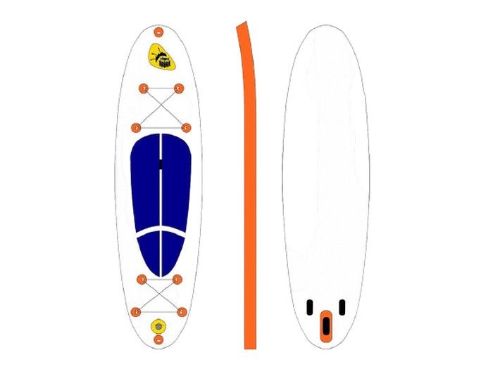 Надувная доска TimeTrial SUP Прогулочный 10.6