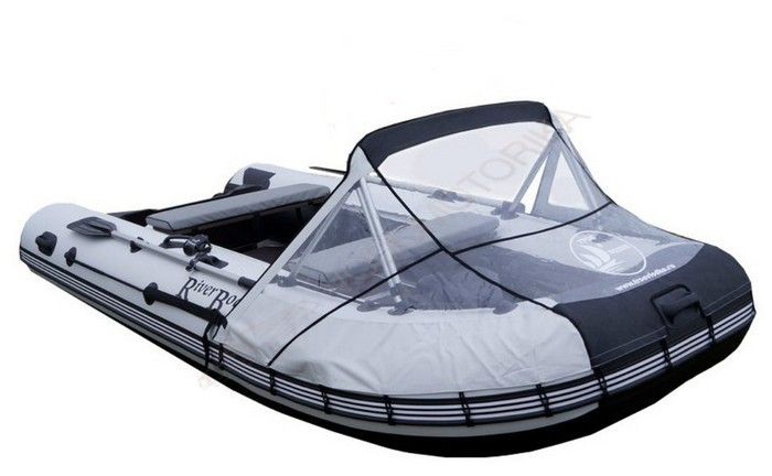 Носовой тент прозрачный Riverboats RB 390-430 и RB 390-430 НДНД