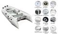 Лодка HDX OXYGEN 470 AL красная Лодка HDX OXYGEN 470 AL красная