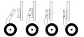 Транцевые колеса Handy Wheels BHW-1 Транцевые колеса Handy Wheels BHW-1